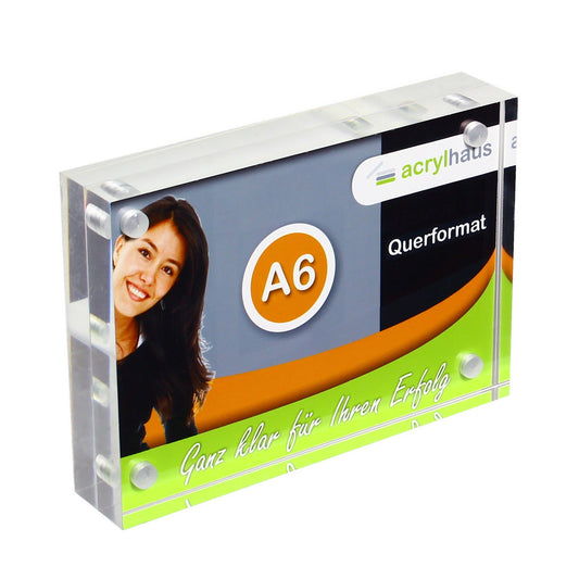 A6 (105x148mm) photo frame/magnetic frame/magnetic picture frame acrylic glass/acrylic