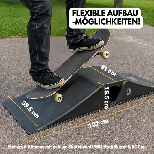 BEST SPORTING Skateboard/BMX/Skater & RC Cars Ramp Set I 3-piece Skater ramp I stable skateboard ramp I high-quality scooter ramp