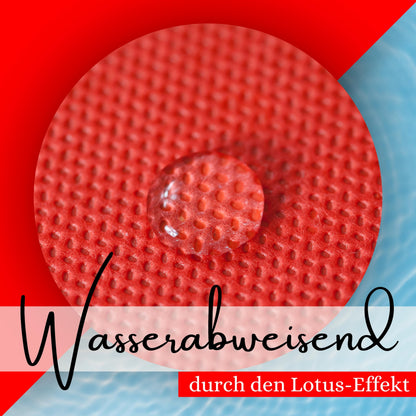 Sensalux Light tablecloth roll, Oeko-TEX® 100 - Made in Germany - 25m long (color of choice), red, 1.10m x 25m, fabric-like non-woven material, perfect for any party, club event, birthday celebration.