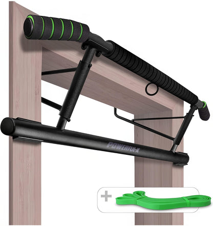 POWERFUL-X Pull-Up Bar Door Frame - versatile fitness bar - no assembly required - Pull-up bar supports up to 200kg - Ideal for beginners & advanced users.