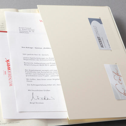 SIGEL CO308 Premium Notebook dotted, A4, Softcover, black - Conceptum