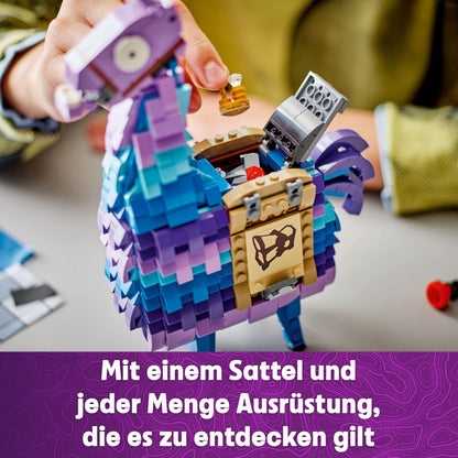 LEGO Fortnite Supply Llama Toy - Buildable & Collectible Figure from Video Game - Includes accessories like Slurp Juice - Gaming Playset - Gamer Gift for Boys, Girls, and Teens 12+ - 77071