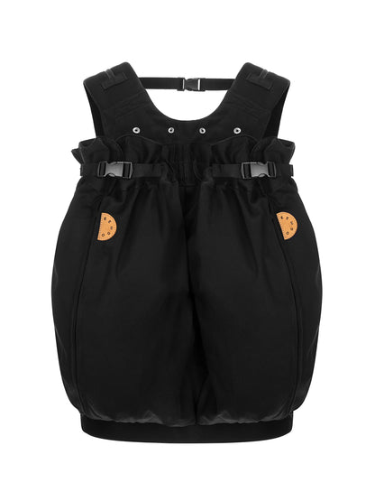 Weego TWIN - The original baby carrier for twins right after birth (from 1,800 grams) - easy to use, ergonomic, OEKO-TEX 100 - Model "Simply Black"