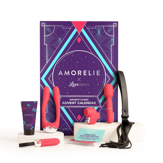 AMORELIE Erotic Advent Calendar 2023 for couples, singles & adults | Sensual set with 24 surprises.