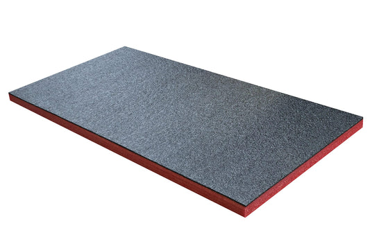 Shadow Foam Medium Sheet - 1000mm x 500mm | Cut and Peel foam for toolbox organization (30mm, Red)