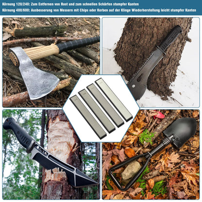 Image sharpening stone set 8 pieces diamond whetstone with grit 120/240/400/600/1000/1500/2000/3000 whetstone knife sharpener accessory for kitchen