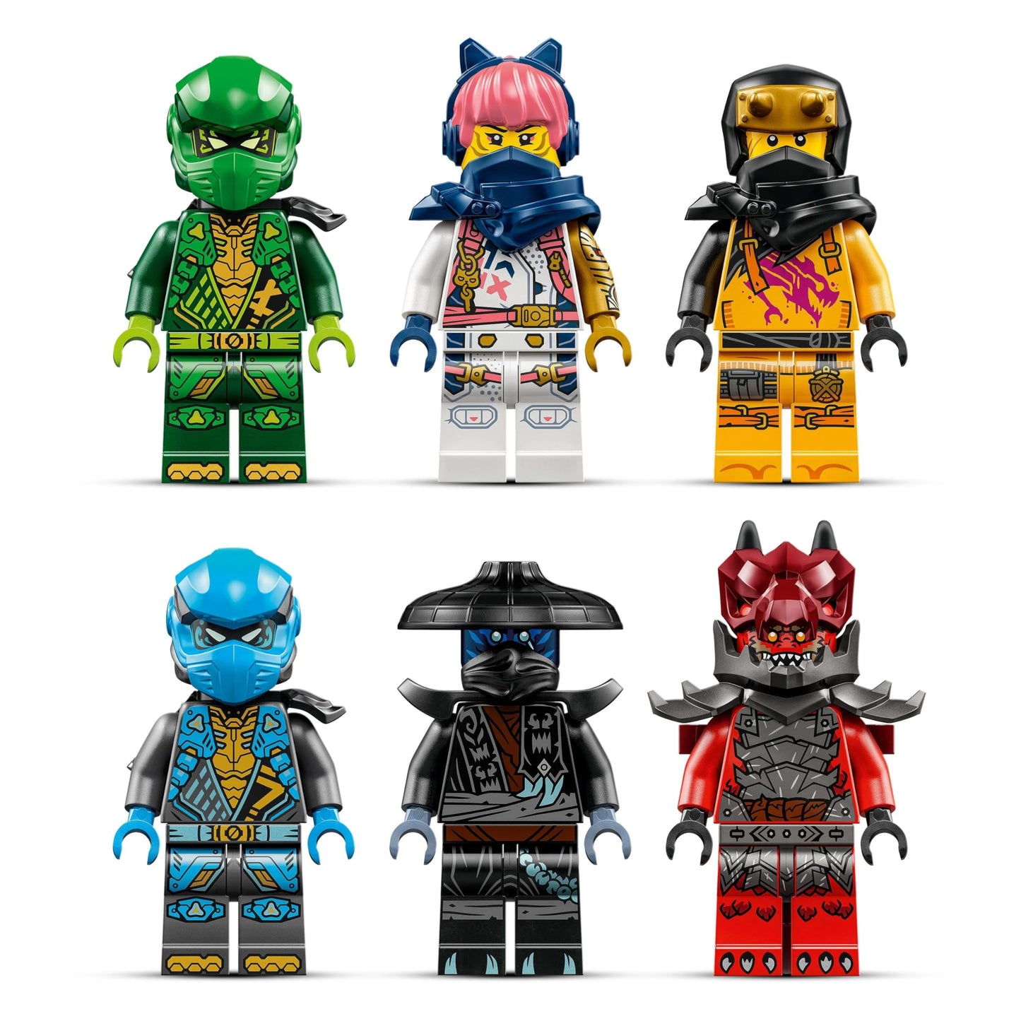 LEGO NINJAGO Stormbringer Dragon - Toy with 6 Ninja Minifigures - Roleplay Building Set for Boys and Girls 8+ - Gifts for Fans of the TV series Rise of the Dragons 71832