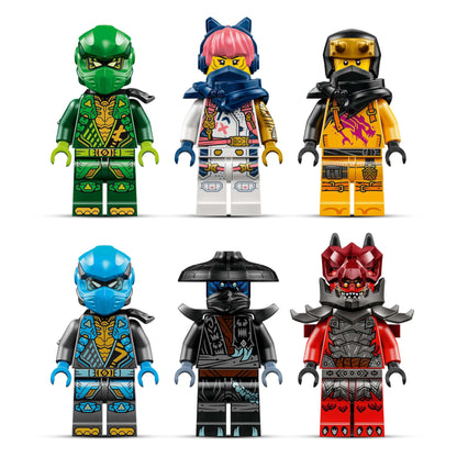 LEGO NINJAGO Stormbringer Dragon - Toy with 6 Ninja Minifigures - Roleplay Building Set for Boys and Girls 8+ - Gifts for Fans of the TV series Rise of the Dragons 71832