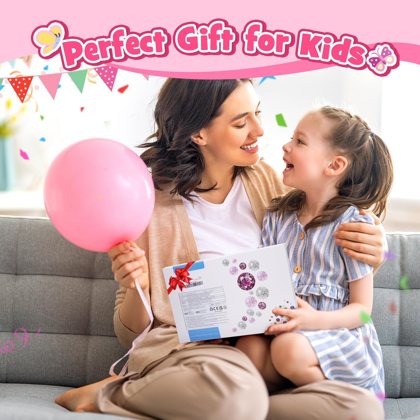 iKidiki craft sets for kids, gifts for 6, 7, 8, 9, and 10-year-old girls