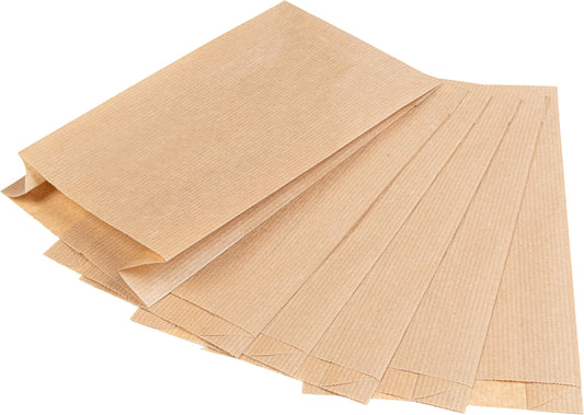 Pakico | 1000 Brown Paper Bags 15 x 29 cm | Paper Bags for Sweets | Packaging | Lunch | Sandwich | Birthday Party | Gift Bags | Eco-friendly | Sustainable