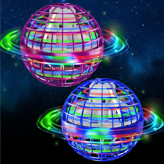 Small Flying Ball, orbi Boomerang Ball, kids toy for ages 6 and up with LED light, Hand Controlled Hover Ball gifts for boys and girls aged 6-12.
