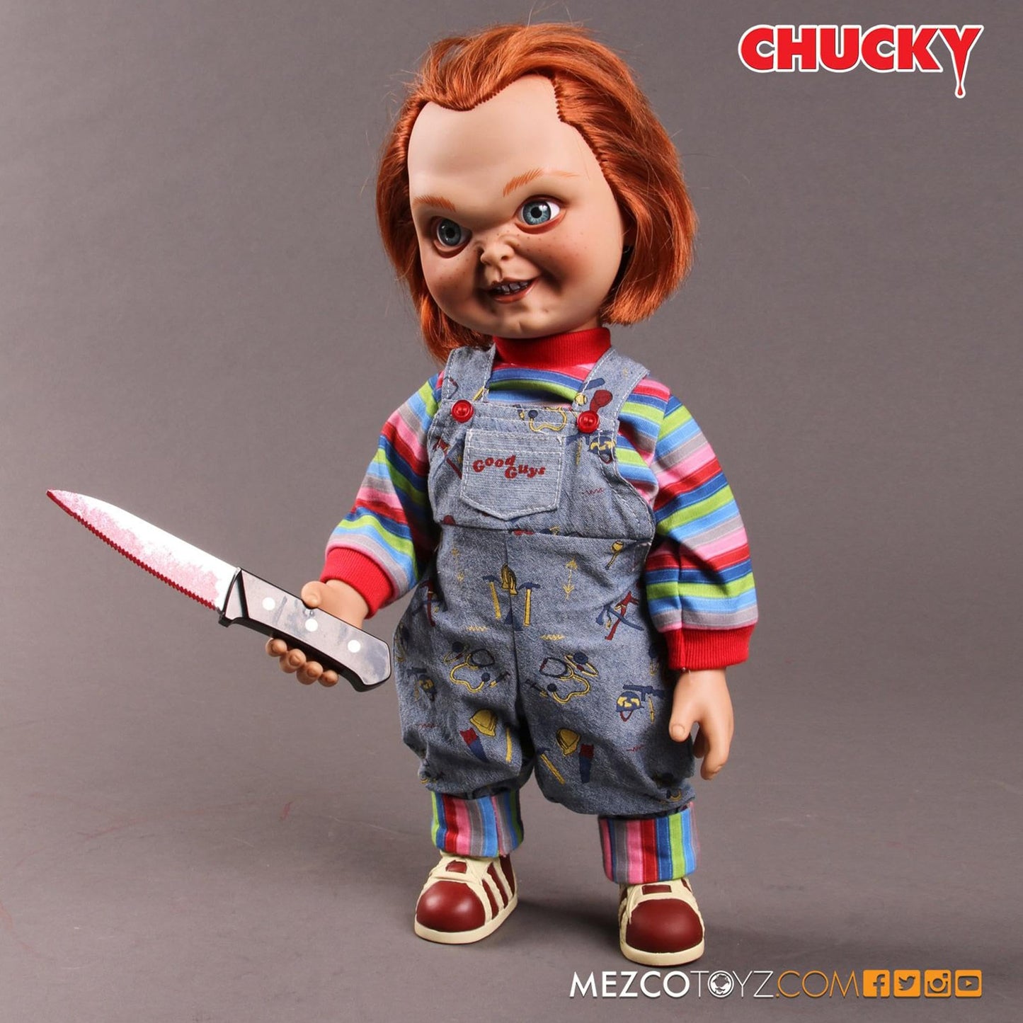 Child's Play MZ78002 Kids Game 37 cm Good Guy Chucky Doll with Sound