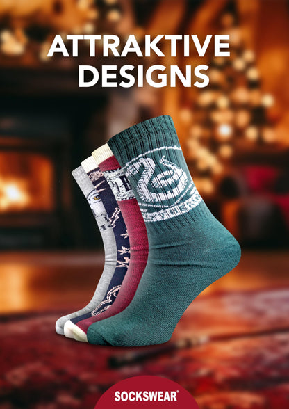 HARRY POTTER ® | Original Advent Calendar | 24 Pairs of Socks for Women | Christmas Calendar with Footings + Long Socks | Size 37-41 | OEKO-TEX ®
