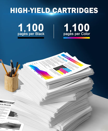 405XL multipack 405 XL ink cartridges 405 compatible for Epson 405 for Epson Workforce Pro WF-4820 cartridges WF 3820 WF 3825 WF-4825DWF WF-4830DTWF WF-7830DTWF WF-7835DTWF WF-7840DTWF (5 pack)