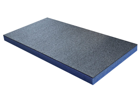 Shadow Foam Medium Sheet - 1000mm x 500mm | Cut and Peel Foam for Toolbox Organization (50mm, Blue)