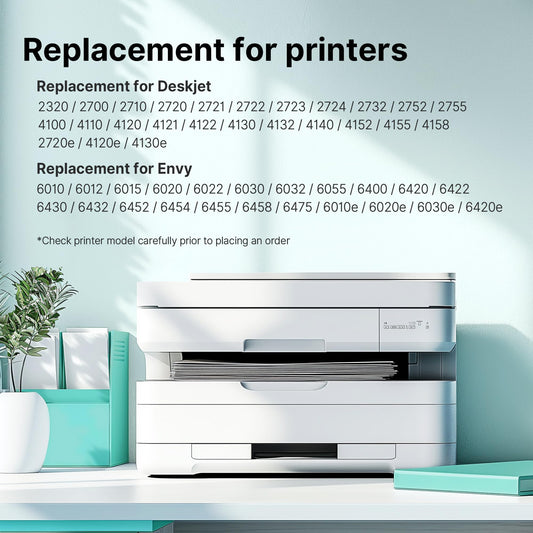 LOFBLAT 305XL printer cartridges, for HP 305 XL cartridges for HP DeskJet 2700 2710 2720 DeskJet Plus 4110 4120 Envy 6010 6020 6032 Envy Pro 6400 6420 2 Pack