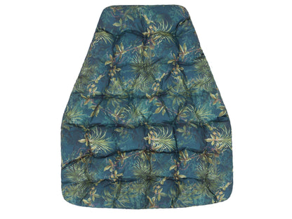 PillowPrim Hanging chair cushion, for polyrattan/rattan hanging swing, cushion, hanging basket, swing basket, back cushion in the color Green Grass.