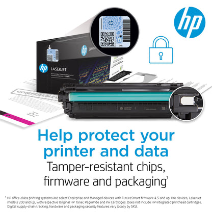 HP 646X (CE264X) Black Original High Yield Toner for HP Color Laserjet Enterprise CM4540, XXL