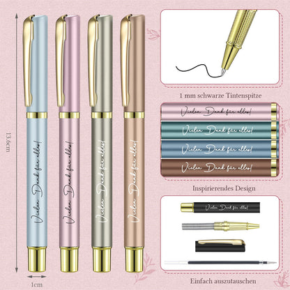 Nezyo 18 Sets Appreciation Gifts for Employees Thank You Gifts for Colleagues Inspiring Pen with Bookmark Card Motivational Gift to Give Team Colleague (Praise)