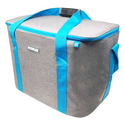 ToCi Cooler Bag 36 Liter Insulated Bag Thermal Bag Picnic Bag for Picnics Camping Holiday Hiking BBQ | Gray