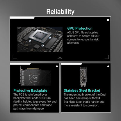 ASUS Dual GeForce RTX 5060 8GB OC Edition GDDR7 Gaming Graphics Card (Nvidia GeForce RTX 5060 DLSS 4, 2.5-Slot Design, PCIe 5.0, 3X DisplayPort 2.1b, 1x HDMI 2.1b, DUAL-RTX5060-O8G)