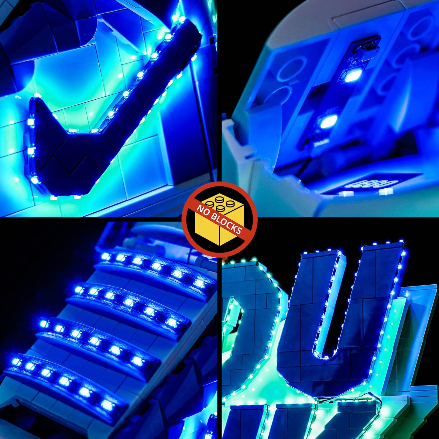 BrickBling LED Light Set compatible with Lego 43008 Nike Dunk x Set (No model), touch dimmer switch decoration lighting set Compatible with Lego Nike Dunk x 43008 Creative Toy