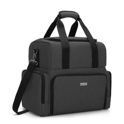 BAFASO Cosmetic Organizer Bag, Makeup Bag for Women, Toiletry Bag with Large Capacity, Travel Cosmetic Bag, Black.