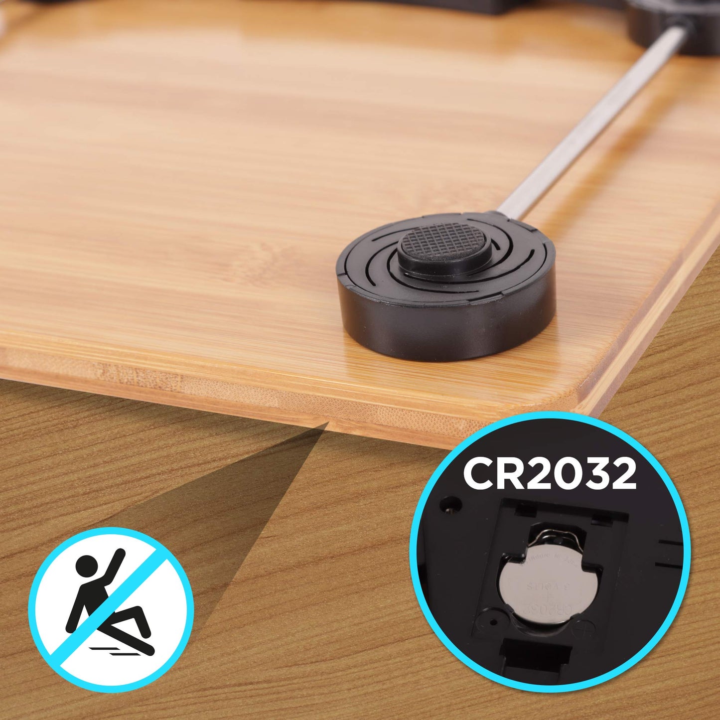Duronic BS503 Digital Bathroom Scale 180kg | Large LCD Display | High-precision sensors for accurate measurements | Body scale automatically turns off | Made from eco-friendly bamboo for weight monitoring.