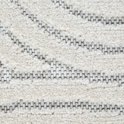 the carpet Santo Plus - High-quality outdoor rug, suitable for living room, bedroom, and terrace, weatherproof, durable, and easy to care for, cream, 80 x 250 cm