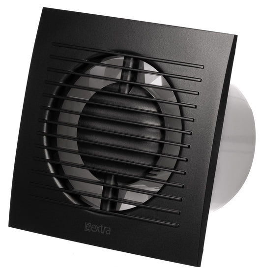 Steinberg14 bathroom fan Ø 100mm with overrun timer - anthracite ventilator - 2 years product guarantee.