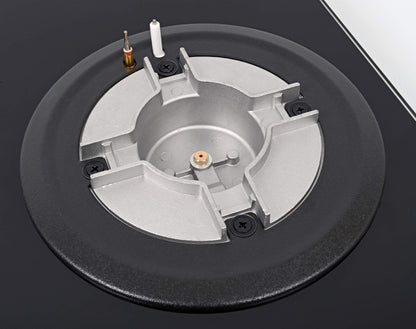 K&H Glass Gas Cooktop 45cm [3 ZONES] - Gas burners natural gas - Wok burner - Thermocouple flame failure safety device - 3Z-45 - Stand-alone - Gas-operated - Tempered safety glass - Auto shut-off