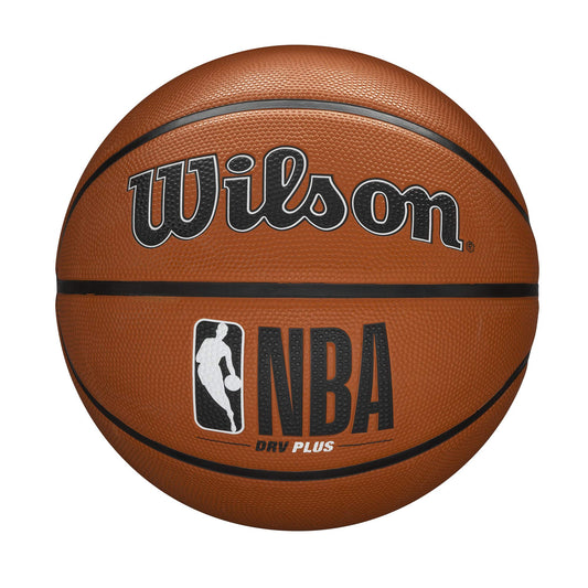 Wilson Unisex-Adult NBA DRV Plus Basketball, Brown, Size 5