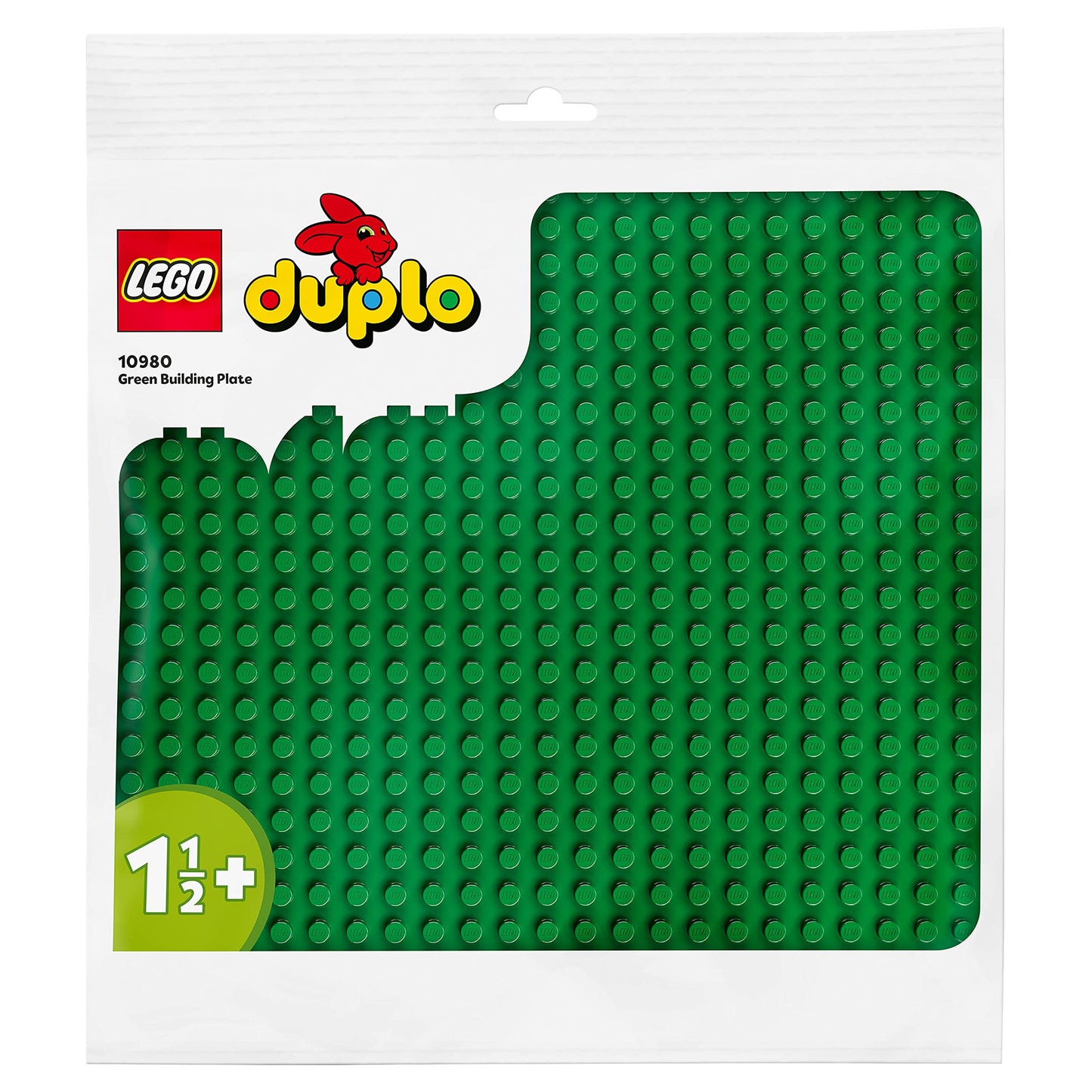 LEGO DUPLO Town Animal Care on the Farm, Toy for kids 2+ & DUPLO Green Baseplate, Baseplate for DUPLO Sets, Construction Toy for Toddlers 10980