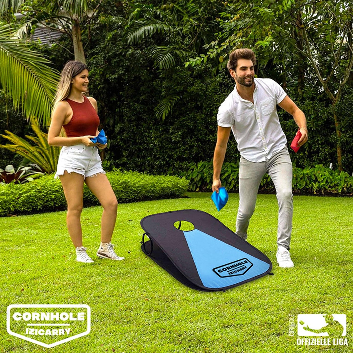 Official Cornhole® | American Cornhole | Easy to transport | Official dimensions | Premium quality | Outdoor and beach game | OriginalCup®