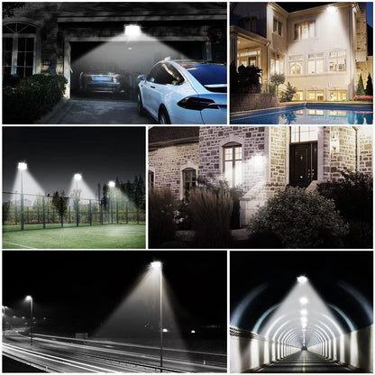 Loyal 10-pack 300W 30000LM LED floodlight outdoor, 6000K cool white LED spotlight, IP65 waterproof LED outdoor floodlight, super bright indoor and outdoor LED lights for gardens garage backyard hallway