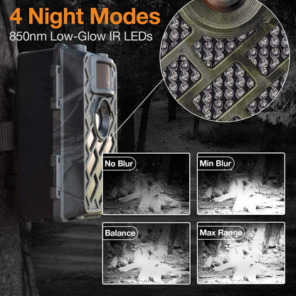 WingHome 630 wildlife camera, trail camera, deer hunting surveillance camera, accessory with Leica M6, 0.4s trigger time, farmer exploration-activated night vision, waterproof IP66.