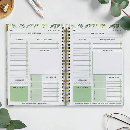 ZICOTO To-Do List Planner - Organize your daily tasks and increase productivity - the perfect checklist for office supplies for women - Size CA8742.