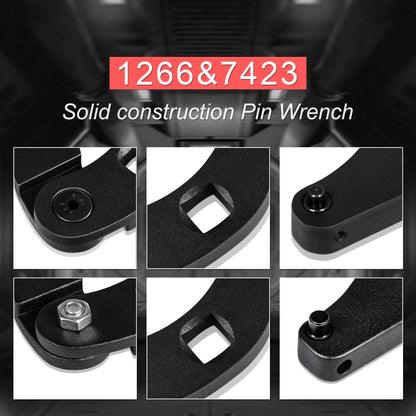 Hydraulic cylinder 1266 & 7463 Large and small adjustable socket wrench set (2 pieces)