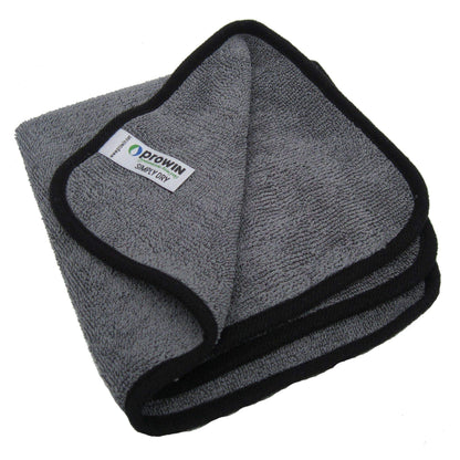 proWin Simpy Dry drying towel 40 x 40 cm microfiber grey/black - Original