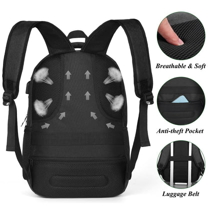 YAMTION backpack for men and women, school bag for boys and girls, teenager laptop backpack for college, school, work, and study.