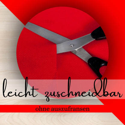 Sensalux Light tablecloth roll, Oeko-TEX® 100 - Made in Germany - 25m long (color of choice), red, 1.10m x 25m, fabric-like non-woven material, perfect for any party, club event, birthday celebration.