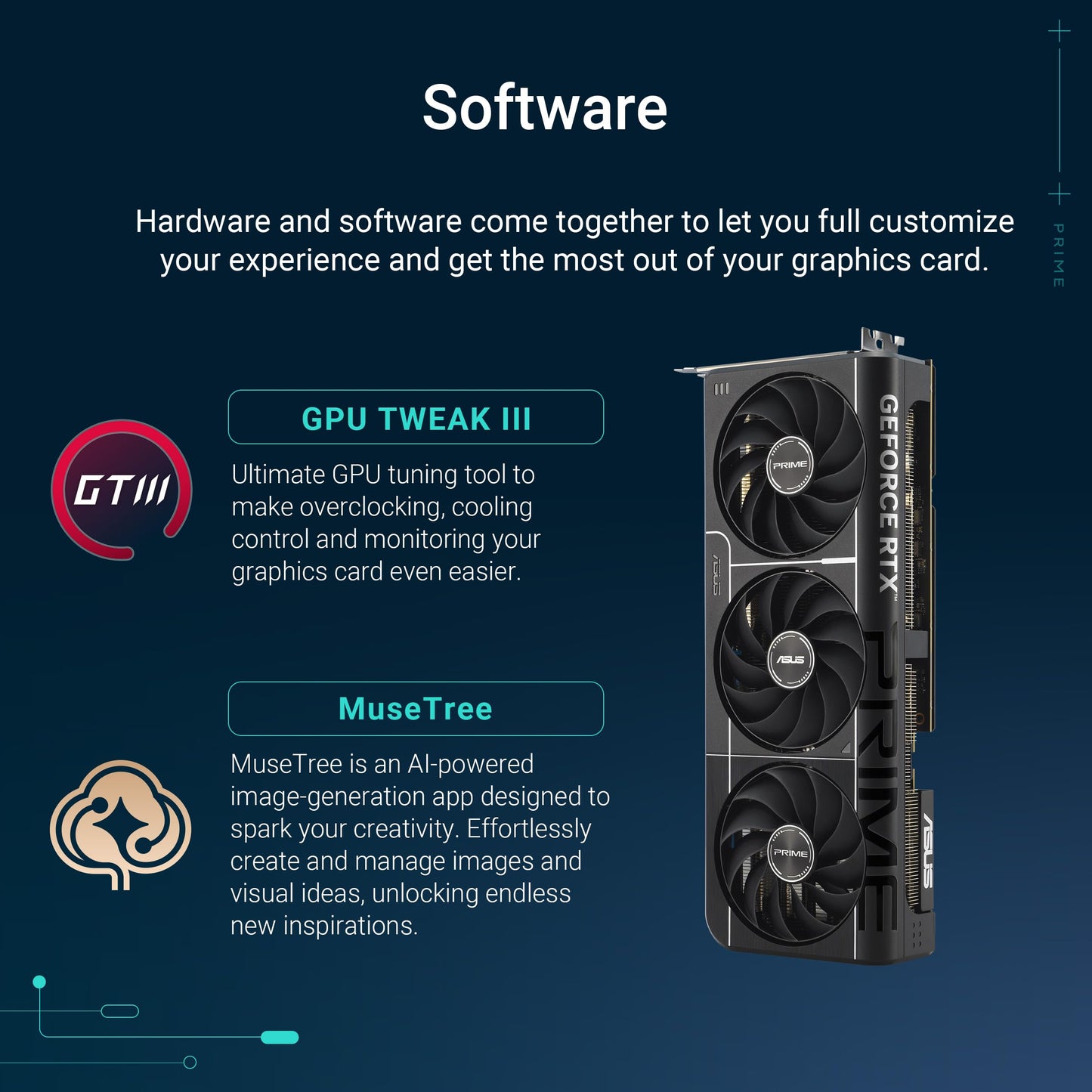 ASUS Prime GeForce RTX 5070 12GB GDDR7 OC Edition Gaming Graphics Card (NVIDIA Blackwell Architecture and DLSS 4, 2.5-Slot Design, SSF, PCIe 5.0, 3X DisplayPort 2.1b, 1x HDMI 2.1b, PRIME-RTX5070-O12G)