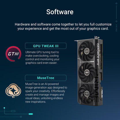 ASUS Prime GeForce RTX 5070 12GB GDDR7 OC Edition Gaming Graphics Card (NVIDIA Blackwell Architecture and DLSS 4, 2.5-Slot Design, SSF, PCIe 5.0, 3X DisplayPort 2.1b, 1x HDMI 2.1b, PRIME-RTX5070-O12G)