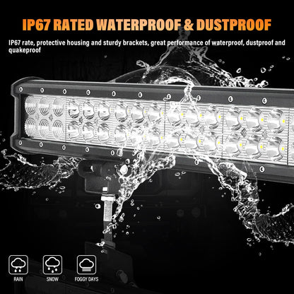 SKYWORLD 36 inch 234W Led work light bar, Led bar off-road auxiliary spotlight 12V 24V car LED work light bar waterproof for SUV UTV ATV vehicle tractor truck 4x4 lightbar