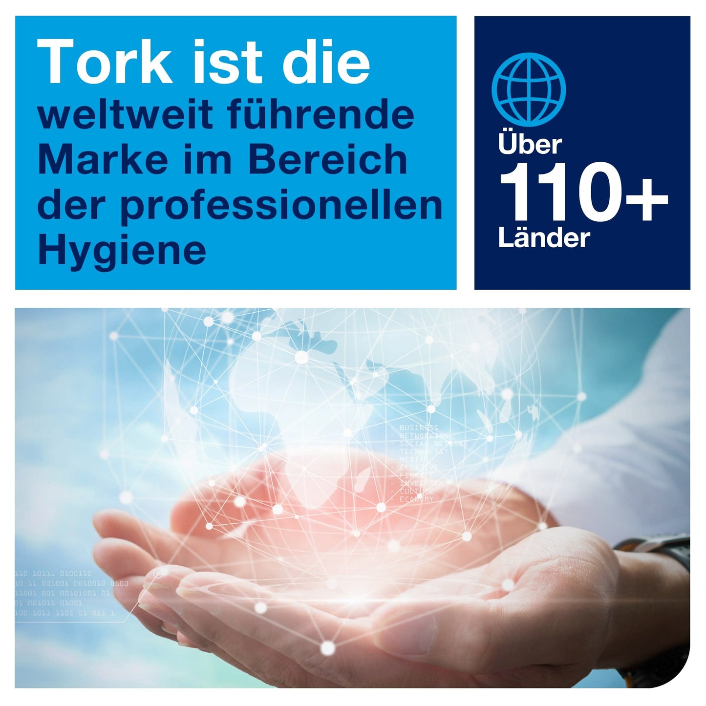 Tork Standard Paper Wipers with Inner Roll White M2, Multi-purpose paper towels, 6 × 121.5 m, 121208