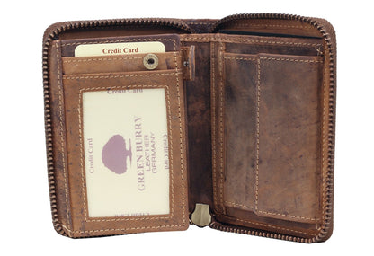 Greenburry Vintage Women's Wallet Purse Brown 13x10x3 cm