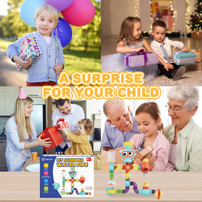 Japace bathtub toys, bath toys for 2 3 4 5 year olds, water toys bathtub toy baby, children's bath fun gift for girls and boys.