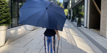 LILIENFELD Umbrella Partners Umbrella XL 148 cm x 99 cm Women Men Fiberglass 10 Ribs Very Stable Maxi Black