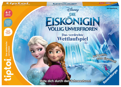 Ravensburger tiptoi Game 00116 - Disney Frozen - For ages 4 & tiptoi Game 00134 - Puzzle for little explorers: Disney Frozen - 2x24 pieces kids puzzle for ages 4.