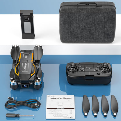 Camera drone for kids, brushless motor, gesture control, gravity control, 3D flips and auto-hover, waypoint flight, one-button start for adults/beginners.